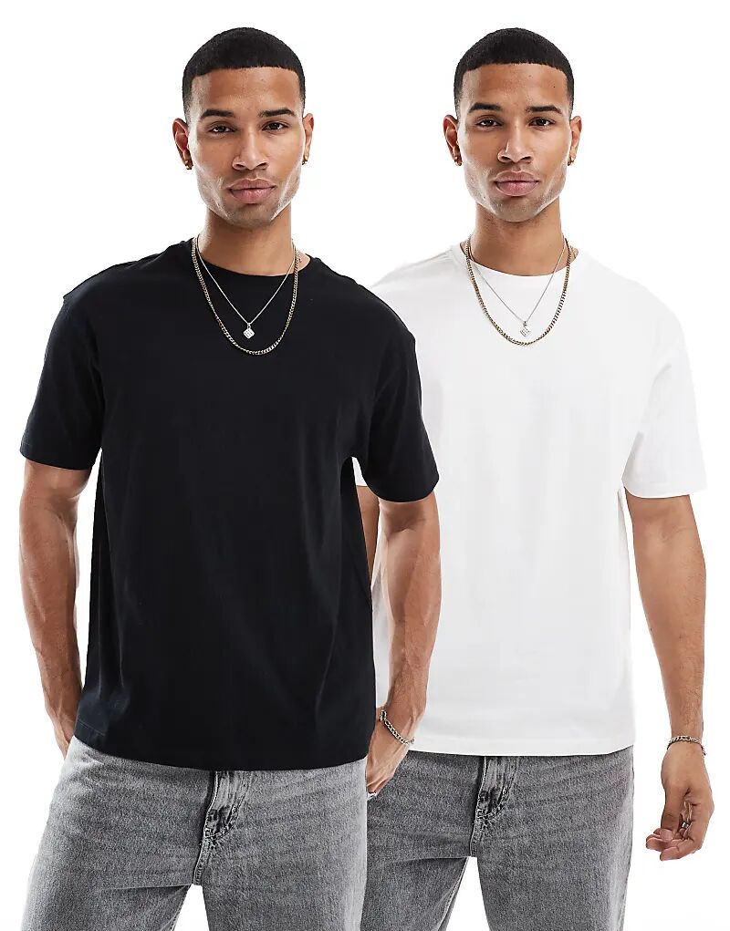 Набор из 2 футболок черного и белого цвета Another Influence
Набор из 2 футболок черного и белого цвета Another Influence