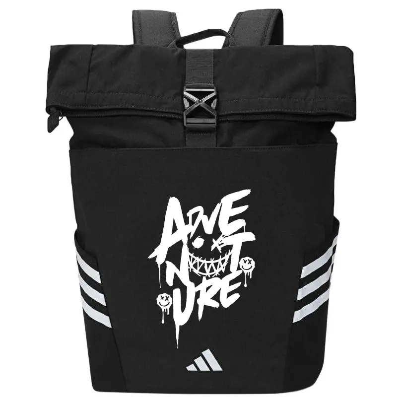 Adidas Тканевый рюкзак унисекс черный, Demon Smile 
Adidas Тканевый рюкзак унисекс черный, Demon Smile