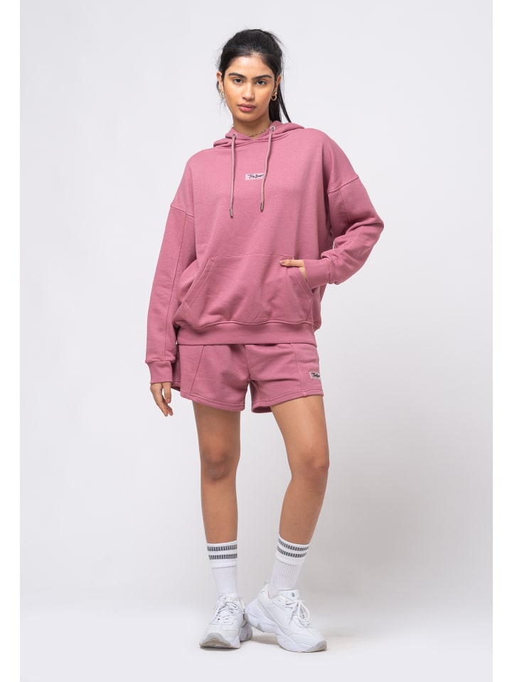 Tom Barron Повседневный женский комплект: толстовка и шорты свободного кроя, розовый
Tom Barron Повседневный женский комплект: толстовка и шорты свободного кроя, розовый
