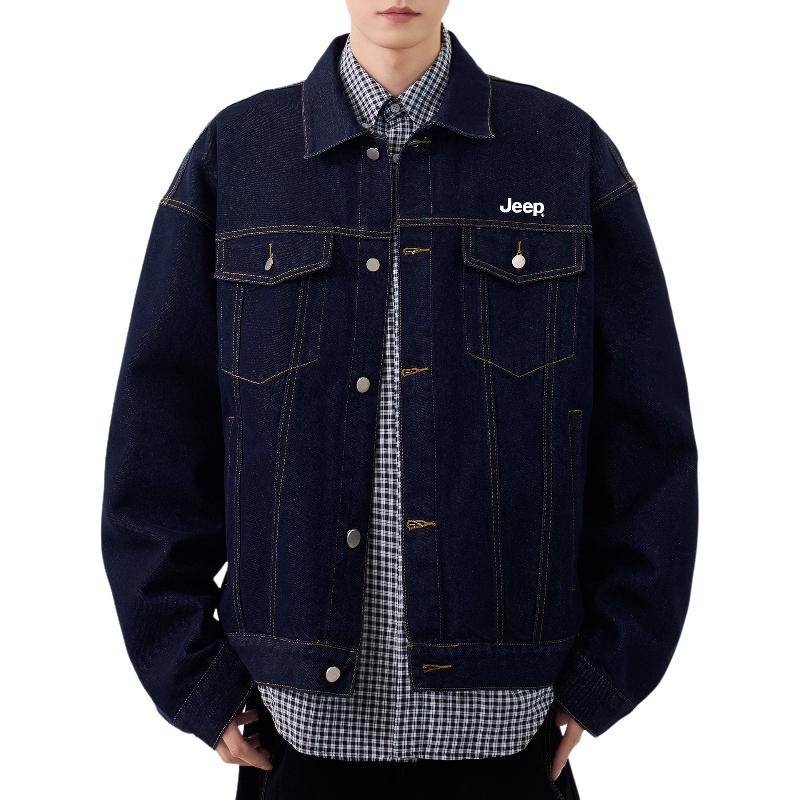 Джинсовая куртка мужская с лацканом Lapel Moderate Jeep, темно-синий
Джинсовая куртка мужская с лацканом Lapel Moderate Jeep, темно-синий