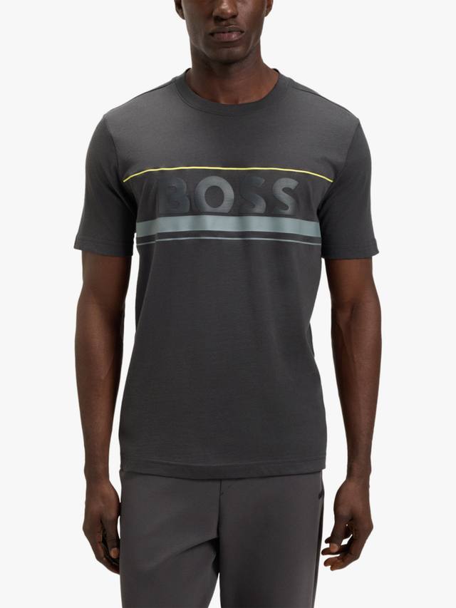 BOSS Cotton Regular Fit футболка с коротким рукавом и логотипом HUGO BOSS, Dark Grey
BOSS Cotton Regular Fit футболка с коротким рукавом и логотипом HUGO BOSS, Dark Grey