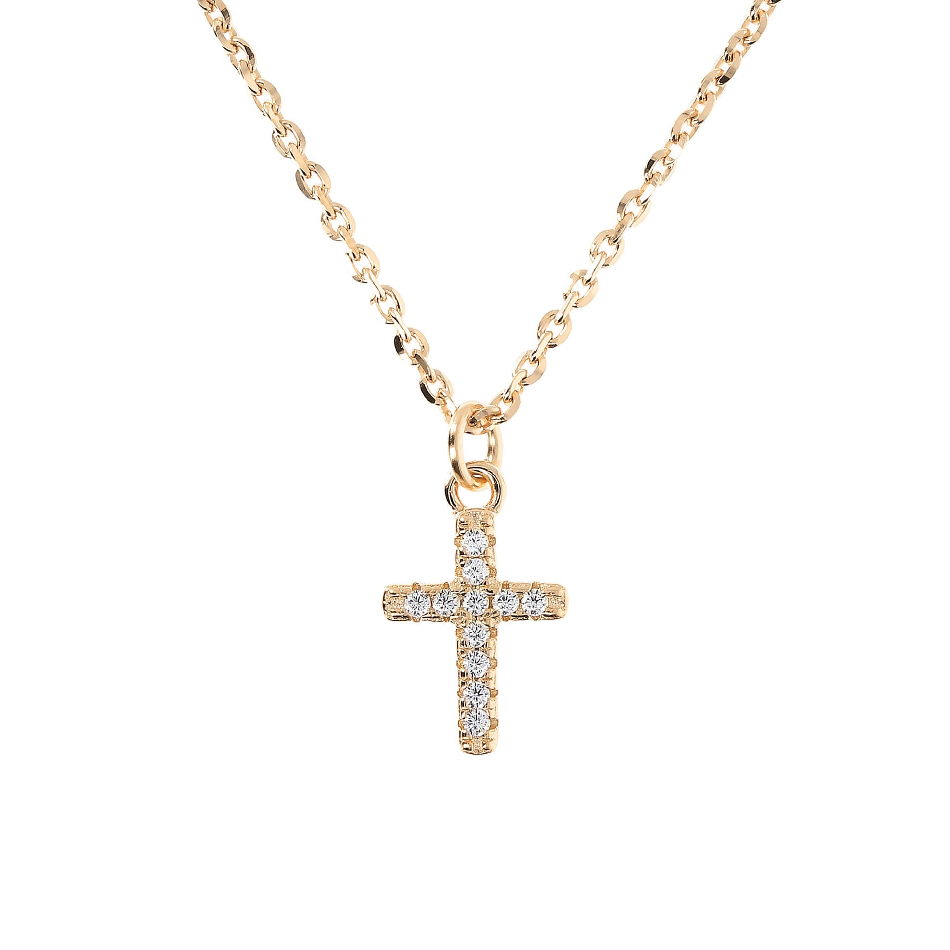 Autentica - миниатюрный кулон-крест с цепочкой Autentica, желтый
Autentica - миниатюрный кулон-крест с цепочкой Autentica, желтый