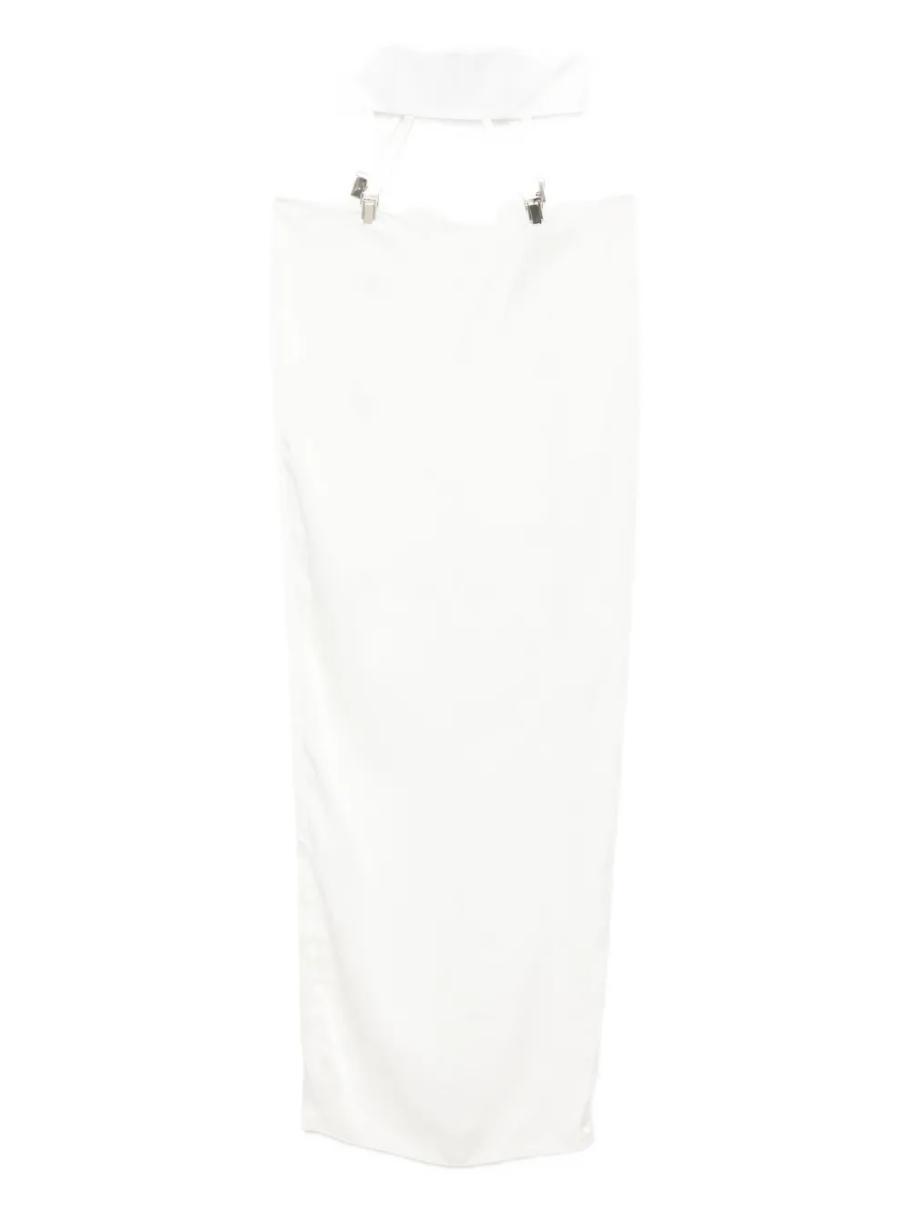 Юбка из шелка с подтяжками Vestiaire d'un Oiseau Libre, белый
Юбка из шелка с подтяжками Vestiaire d'un Oiseau Libre, белый