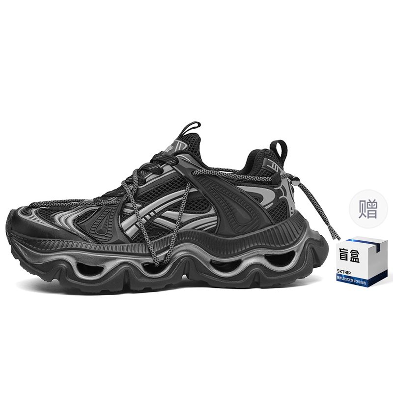 SK.TRIP Волны амортизирующие износостойкие легкие увеличивающие рост низкие массивные кроссовки унисекс Jet Black на шнуровке + подарок, цвет Jet Black (Lace-Up)+Giveaway
SK.TRIP Волны амортизирующие износостойкие легкие увеличивающие рост низкие массивные кроссовки унисекс Jet Black на шнуровке + подарок, цвет Jet Black (Lace-Up)+Giveaway