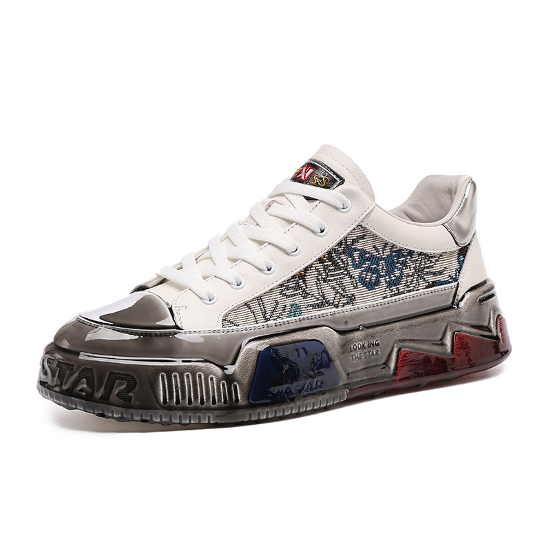 SENJIALUO Износостойкие дышащие низкие кроссовки для скейтбординга, мужские, белые
SENJIALUO Износостойкие дышащие низкие кроссовки для скейтбординга, мужские, белые