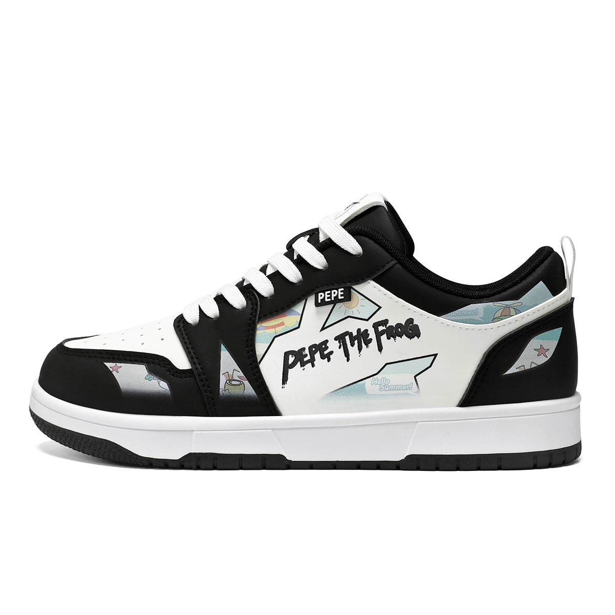 Pepe The Frog Мужские низкие скейтерские кроссовки Graffiti Rice с эффектом увеличения роста, цвет Graffiti Rice (Height Increasing)
Pepe The Frog Мужские низкие скейтерские кроссовки Graffiti Rice с эффектом увеличения роста, цвет Graffiti Rice (Height Increasing)