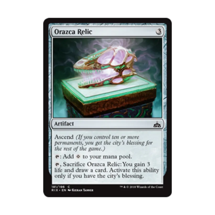 CCG Реликвия Ораски (С), MTG - Rivals of Ixalan
CCG Реликвия Ораски (С), MTG - Rivals of Ixalan