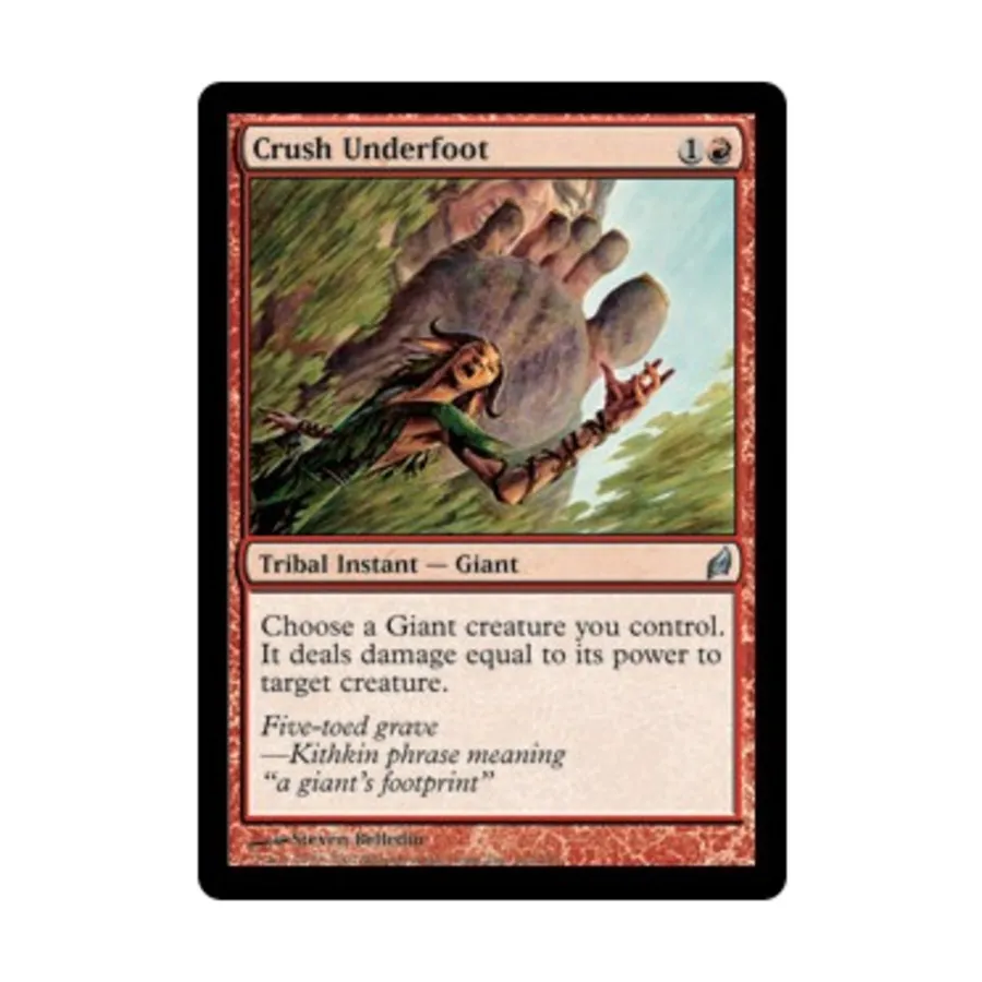 CCG Раздавить ногами (U), MTG - Lorwyn
CCG Раздавить ногами (U), MTG - Lorwyn