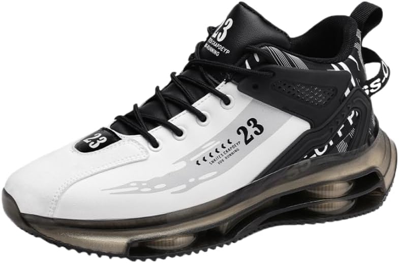 Мужские повседневные кроссовки - легкие дышащие беговые и баскетбольные кроссовки с комфортом на все сезоны, верх из искусственной кожи и прочная подошва из ПВХ Hoalox, белый/черный
Мужские повседневные кроссовки - легкие дышащие беговые и баскетбольные кроссовки с комфортом на все сезоны, верх из искусственной кожи и прочная подошва из ПВХ Hoalox, белый/черный