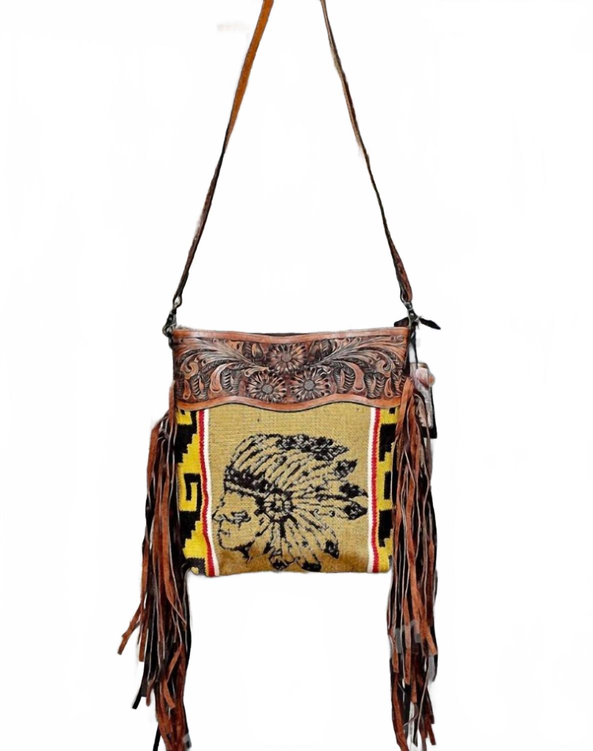 American Darling Женская сумка-одеяло в стиле индейского седла, коричневого цвета
American Darling Женская сумка-одеяло в стиле индейского седла, коричневого цвета