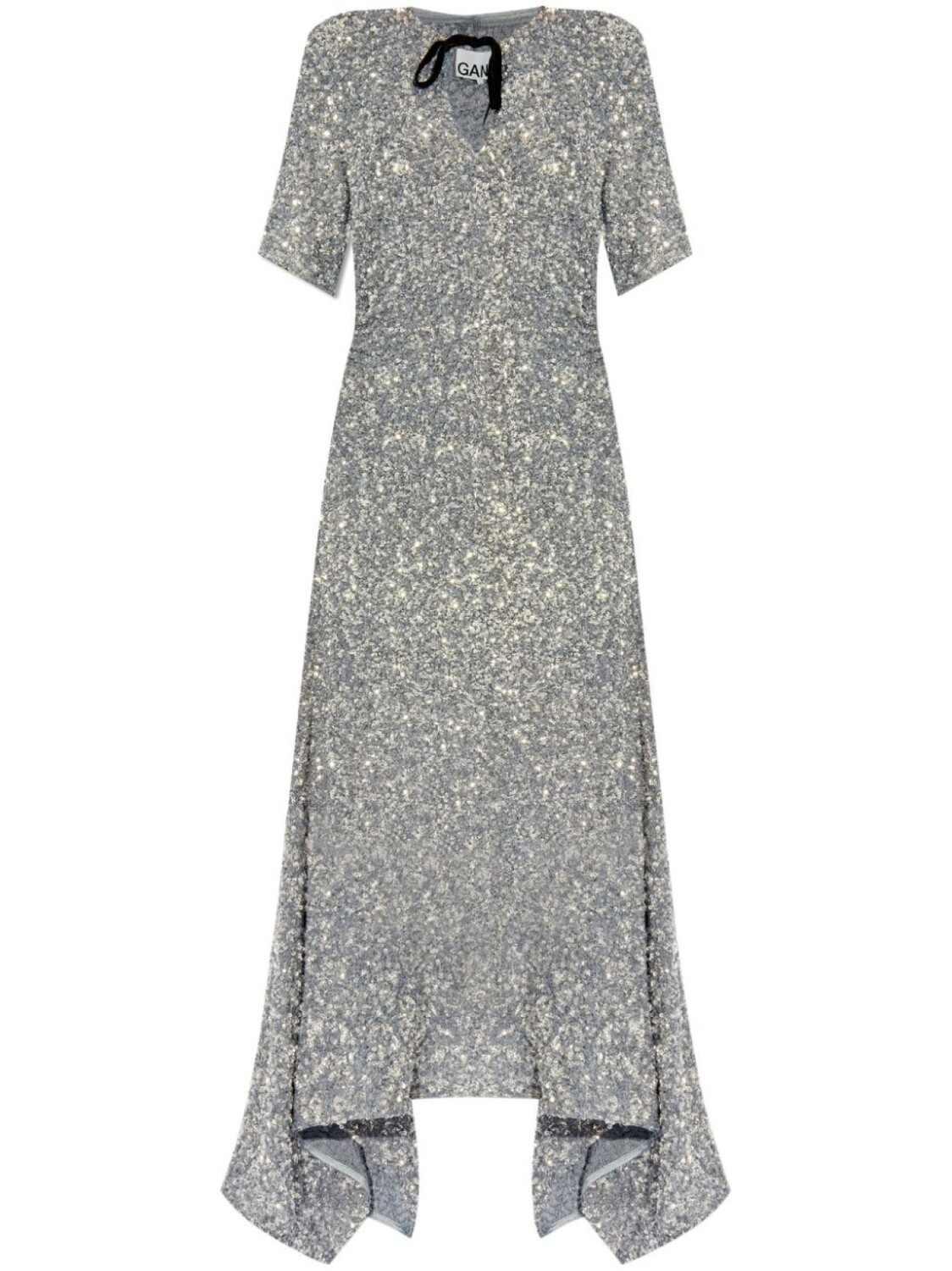 GANNI макси-платье, украшенное пайетками, серебристый
GANNI макси-платье, украшенное пайетками, серебристый