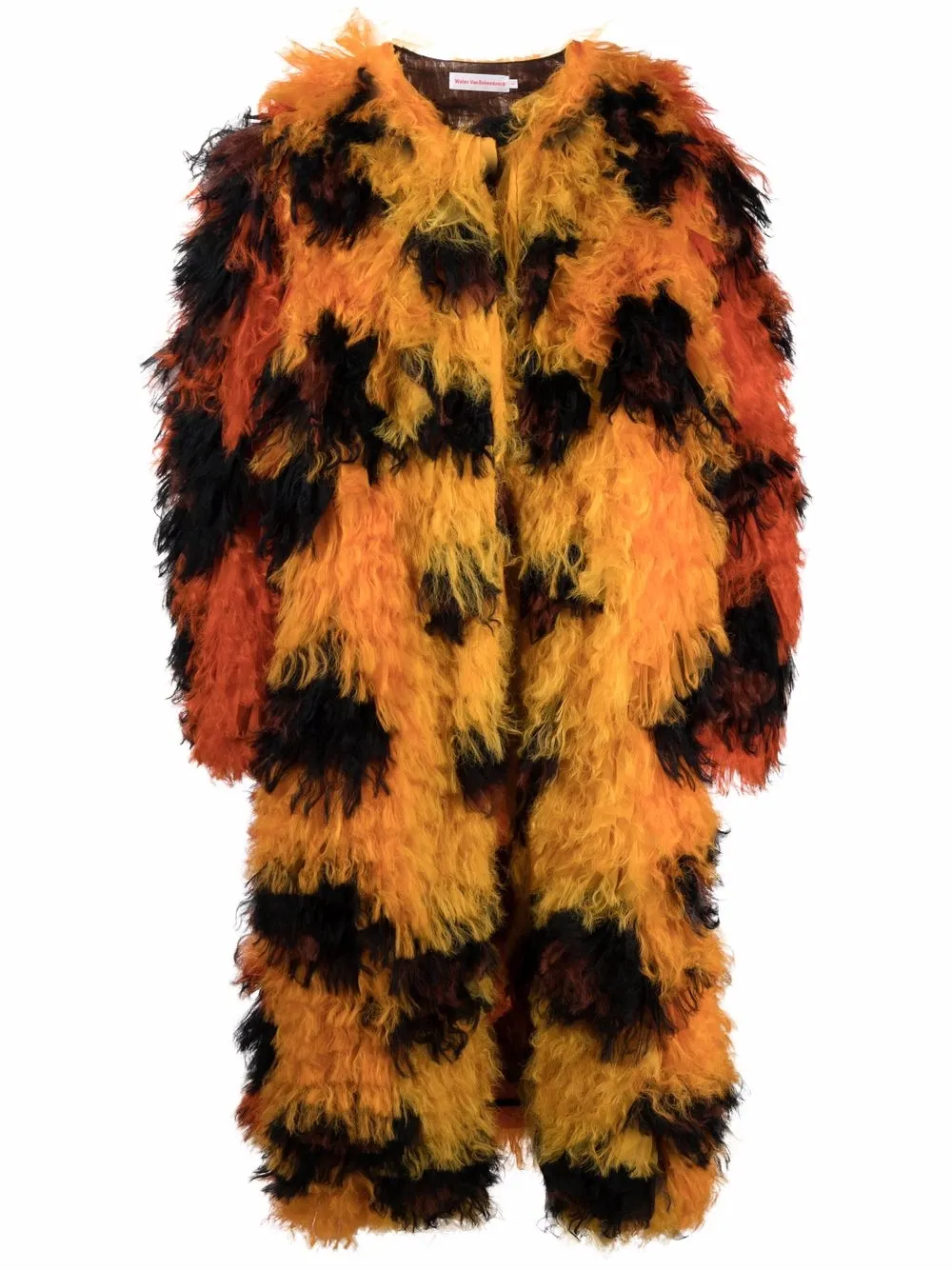 Шуба из искусственного меха с принтом Walter Van Beirendonck, оранжевый
Шуба из искусственного меха с принтом Walter Van Beirendonck, оранжевый