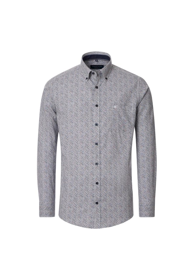 Повседневная рубашка с принтом удобная посадка Casamoda, голубой
Повседневная рубашка с принтом удобная посадка Casamoda, голубой