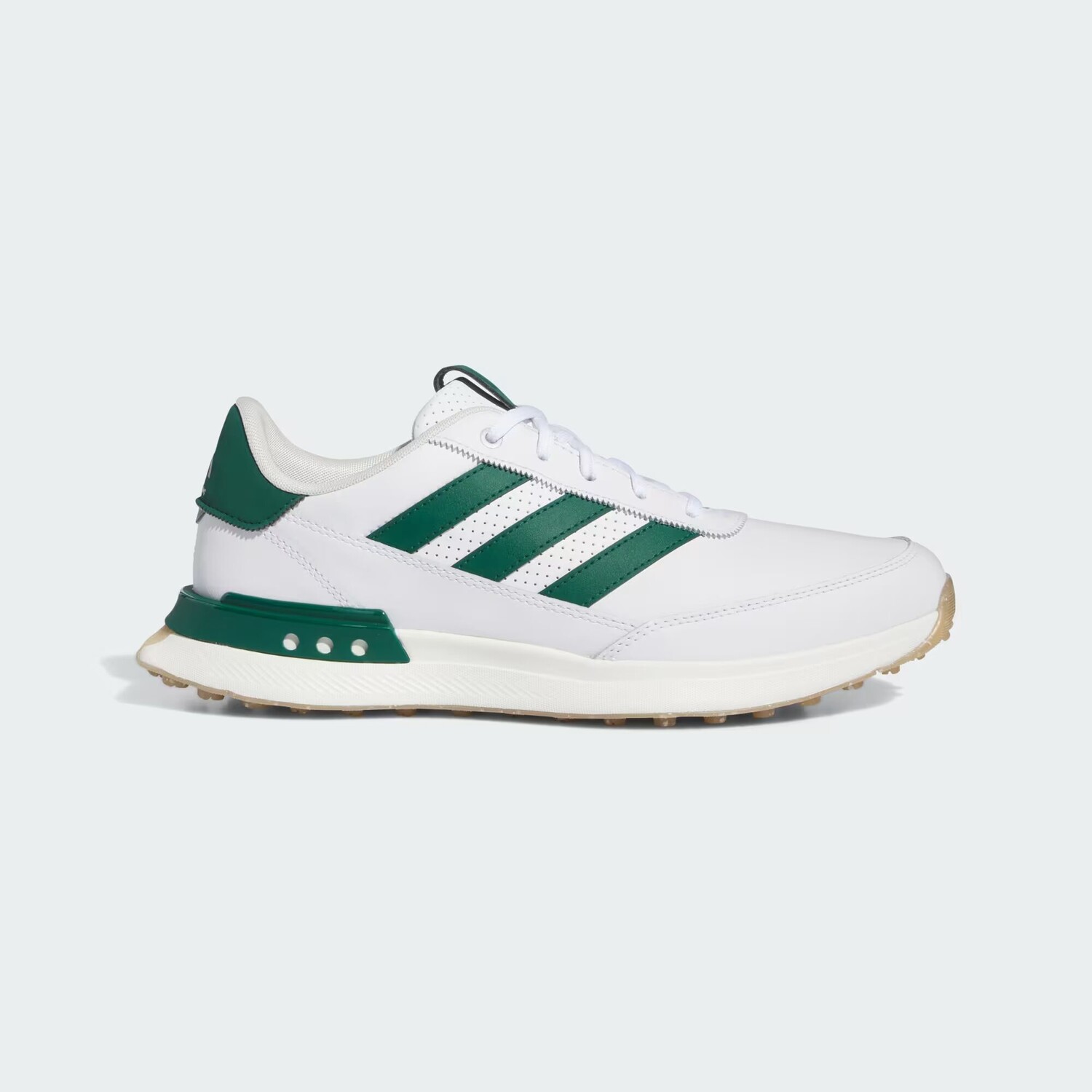 Кожаные туфли для гольфа S2G без шипов 24 Adidas, цвет Cloud White/Collegiate Green/Gum
Кожаные туфли для гольфа S2G без шипов 24 Adidas, цвет Cloud White/Collegiate Green/Gum