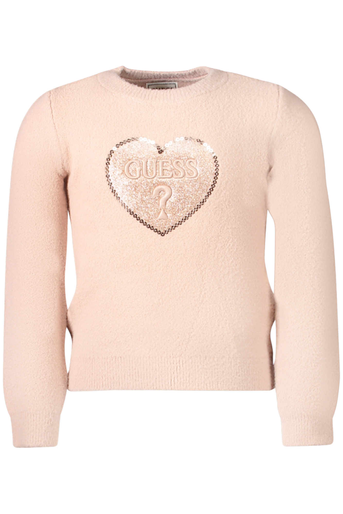 Свитер для девочек Guess Jeans с декором и пайетками, розовый
Свитер для девочек Guess Jeans с декором и пайетками, розовый