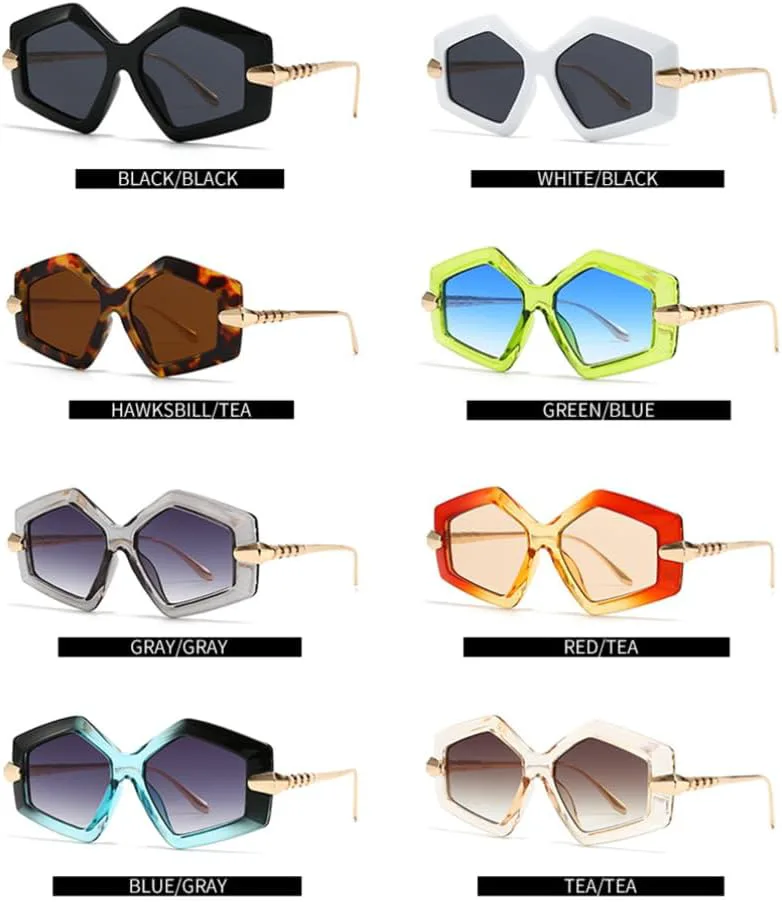 Винтажные солнцезащитные очки для женщин и мужчин, роскошные дизайнерские солнцезащитные очки в стиле панк, большие металлические оправы SZVVBKK, Leopard Tea
Винтажные солнцезащитные очки для женщин и мужчин, роскошные дизайнерские солнцезащитные очки в стиле панк, большие металлические оправы SZVVBKK, Leopard Tea