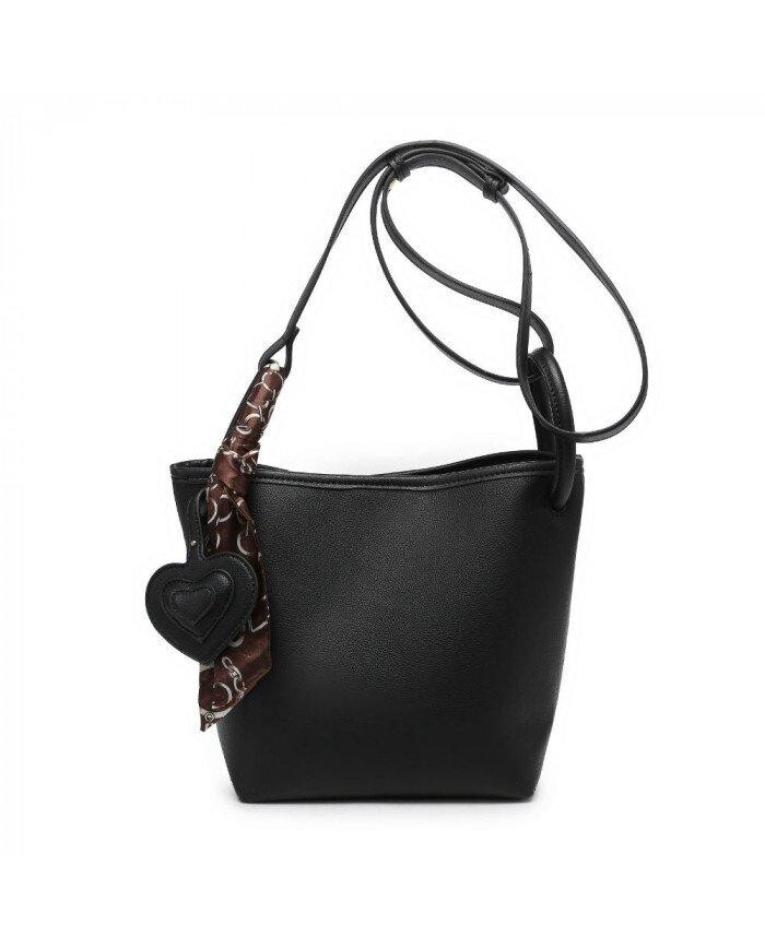 Шелковый шарф в форме сердца, очаровательная сумка через плечо JFY, черный
Шелковый шарф в форме сердца, очаровательная сумка через плечо JFY, черный