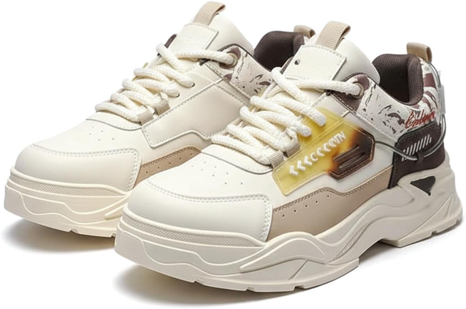 Мужские кроссовки Y2K с массивной платформой, дышащая сетка, повседневная обувь для прогулок, толстая подошва для стильного комфорта на весь день Nico×Ash, коричневый
Мужские кроссовки Y2K с массивной платформой, дышащая сетка, повседневная обувь для прогулок, толстая подошва для стильного комфорта на весь день Nico×Ash, коричневый