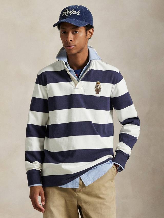 Поло Polo Bear в полоску регби Ralph Lauren, Cafe Cream X
Поло Polo Bear в полоску регби Ralph Lauren, Cafe Cream X