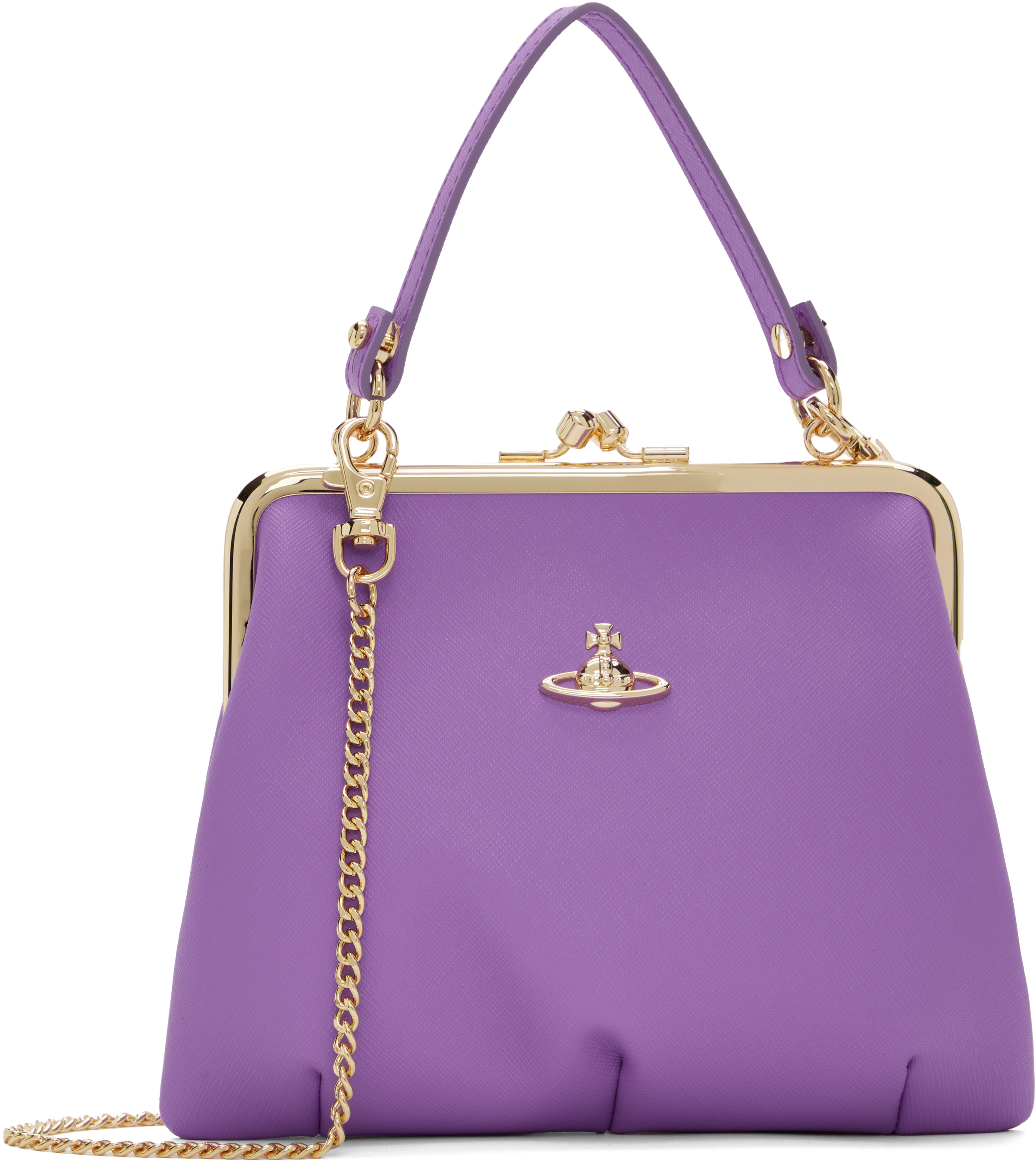 Фиолетовая сумка-рамка Granny Vivienne Westwood
Фиолетовая сумка-рамка Granny Vivienne Westwood