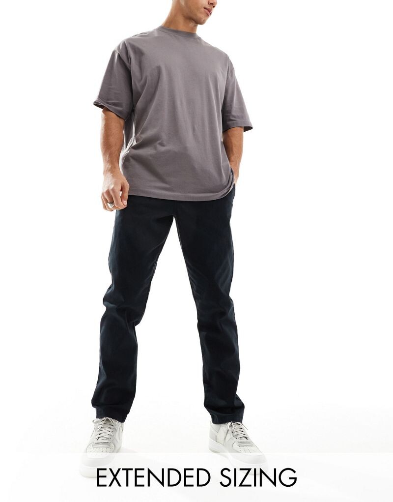 ASOS DESIGN – Черные брюки с эластичной резинкой на талии
ASOS DESIGN – Черные брюки с эластичной резинкой на талии