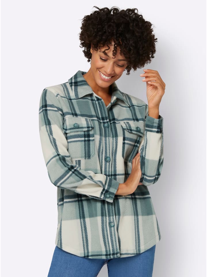 Флисовая куртка в клетку цвета шампанского и нефрита WITT WEIDEN
Флисовая куртка в клетку цвета шампанского и нефрита WITT WEIDEN