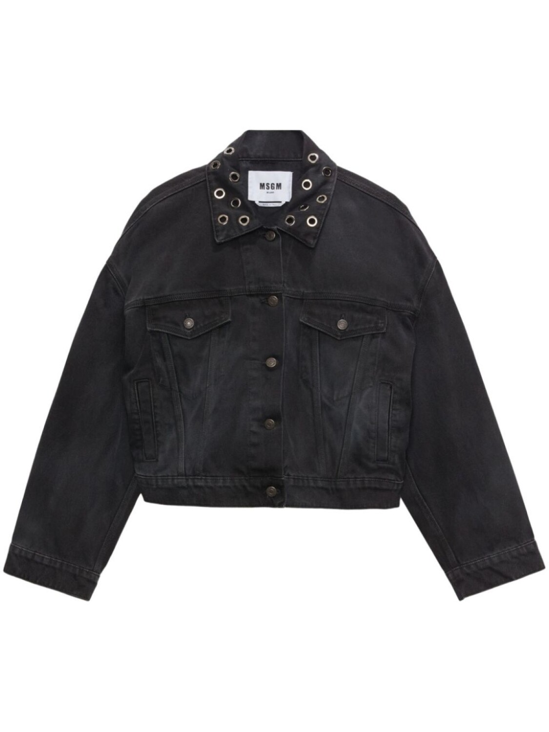 MSGM куртка с эффектом потертости, черный
MSGM куртка с эффектом потертости, черный