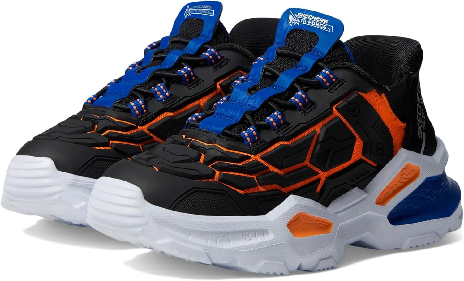 Кроссовки Skechers Unisex-Child Skech-Bots - Orbitron, черный/оранжевый
Кроссовки Skechers Unisex-Child Skech-Bots - Orbitron, черный/оранжевый