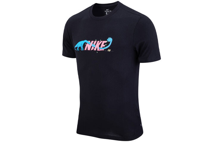 Футболка мужская черная Nike, черный 
Футболка мужская черная Nike, черный