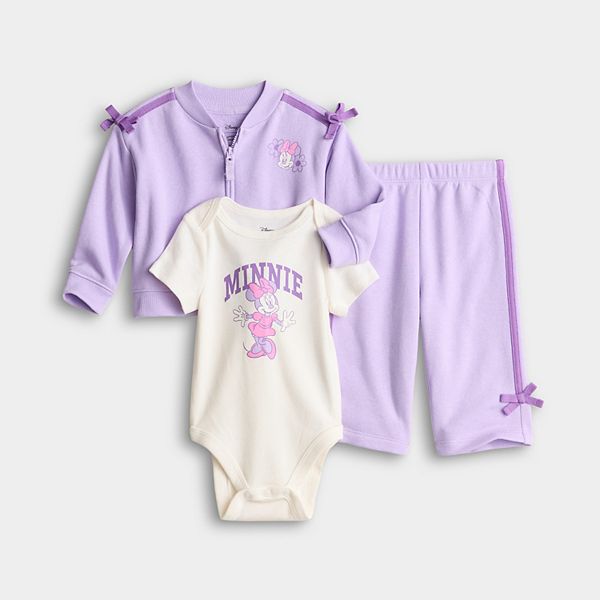 Комплект из 3 предметов Baby girl Disney's Minnie Mouse Jumping Beans с бантом на плече из французского велюра Disney/Jumping Beans
Комплект из 3 предметов Baby girl Disney's Minnie Mouse Jumping Beans с бантом на плече из французского велюра Disney/Jumping Beans