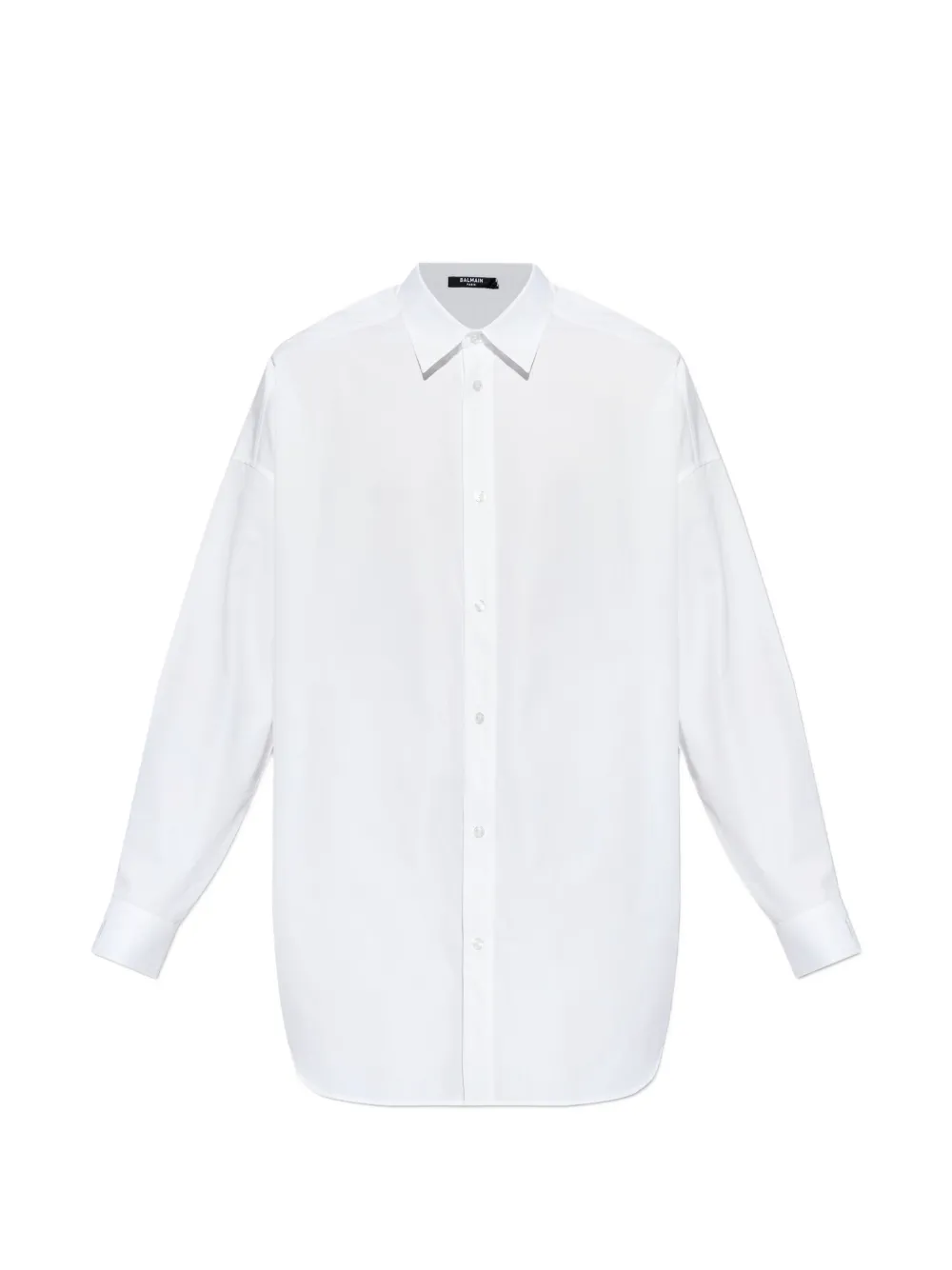 Классическая рубашка с логотипом Balmain, белый
Классическая рубашка с логотипом Balmain, белый