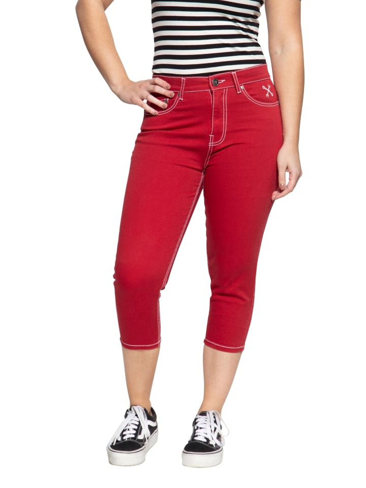 Джинсы Queen Kerosin, красный
Джинсы Queen Kerosin, красный