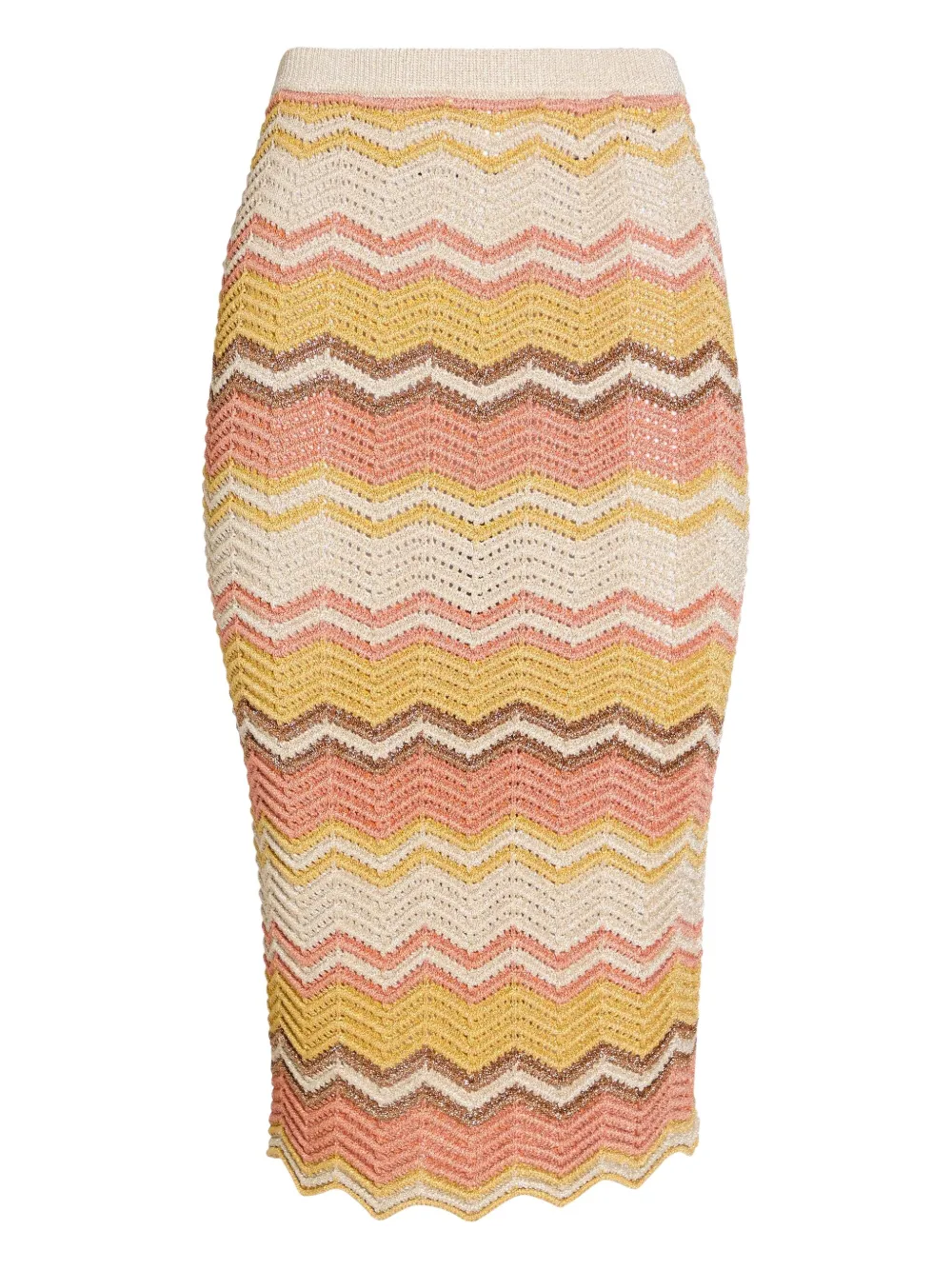 Юбка крючком с шевронным узором Retrofete, желтый
Юбка крючком с шевронным узором Retrofete, желтый