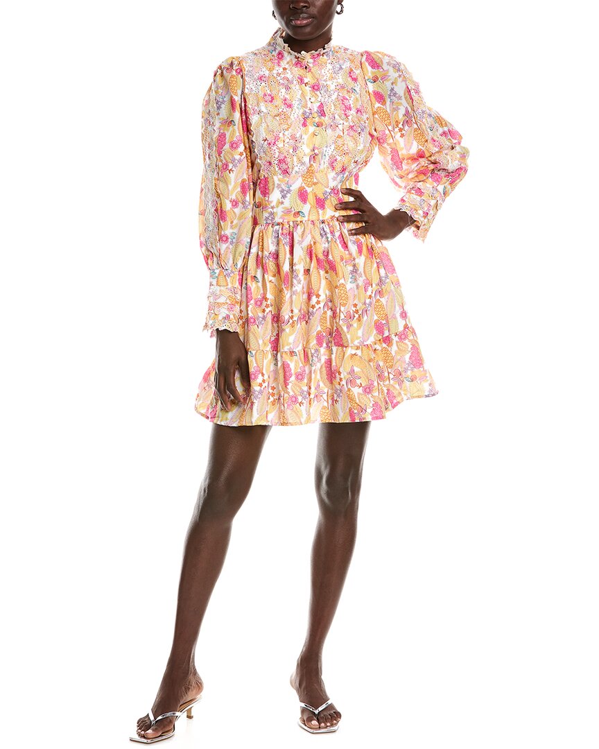 Мини-платье Beulah с люверсами, желтый
Мини-платье Beulah с люверсами, желтый