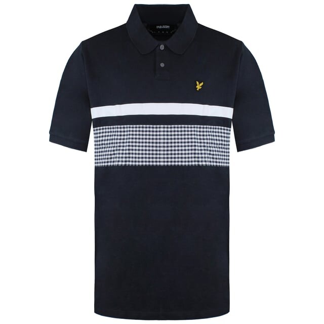 Мужская рубашка-поло в полоску с кокеткой в мелкую клетку и белая Lyle & Scott, синий
Мужская рубашка-поло в полоску с кокеткой в мелкую клетку и белая Lyle & Scott, синий
