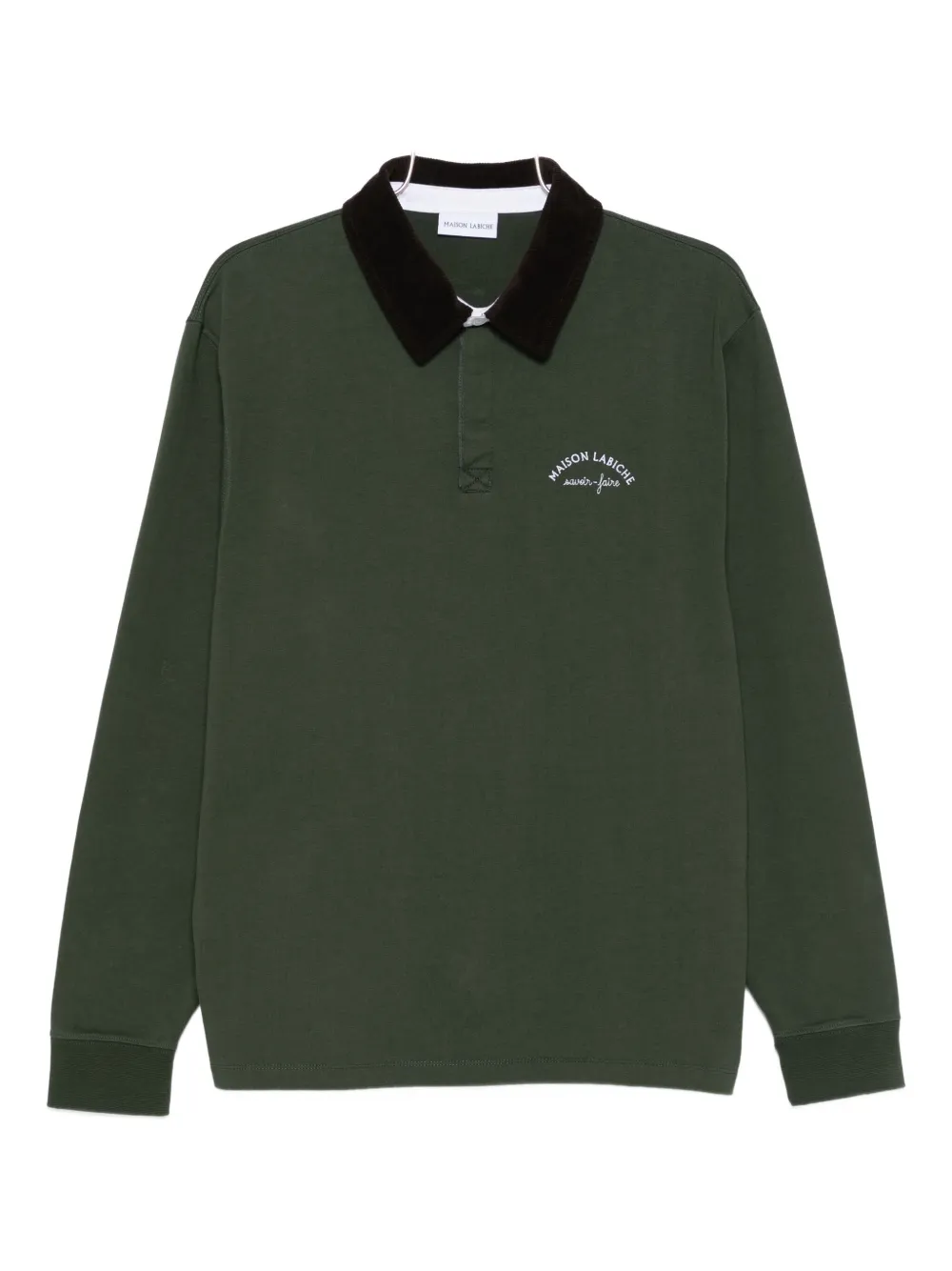 Рубашка с длинными рукавами и бархатным воротником Maison Labiche, зеленый
Рубашка с длинными рукавами и бархатным воротником Maison Labiche, зеленый