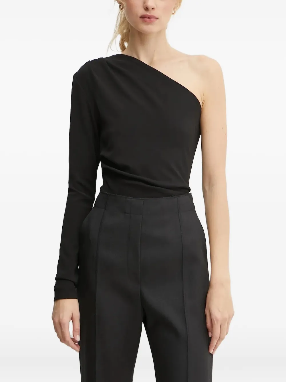 Топ на одно плечо с длинными рукавами Day Birger Et Mikkelsen, черный
Топ на одно плечо с длинными рукавами Day Birger Et Mikkelsen, черный