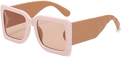 Большие квадратные солнцезащитные очки в винтажном стиле для женщин, модные солнцезащитные очки черного цвета с защитой от УФ-излучения UV400 для мужчин и женщин MTZJH, Pink
Большие квадратные солнцезащитные очки в винтажном стиле для женщин, модные солнцезащитные очки черного цвета с защитой от УФ-излучения UV400 для мужчин и женщин MTZJH, Pink