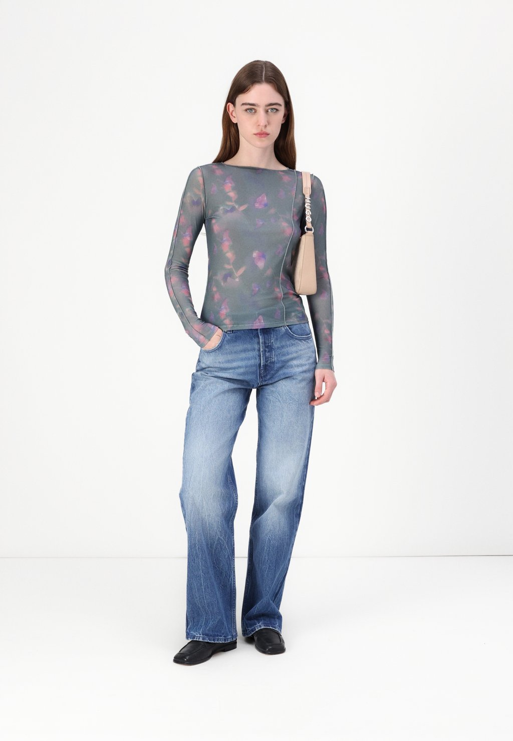 Топ с длинными рукавами DEUPHINE HUGO, темно-синий
Топ с длинными рукавами DEUPHINE HUGO, темно-синий