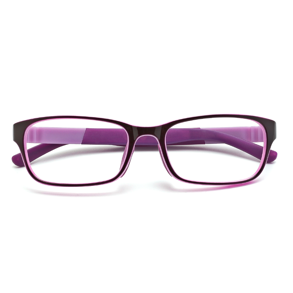 CYXUS Пластиковая прямоугольная оправа для очков детская, Purple T16