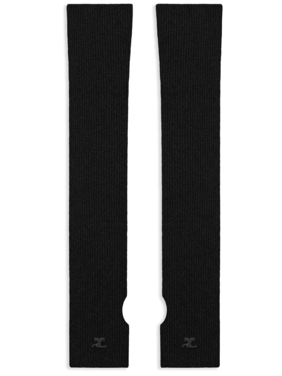 Courrèges шерстяные варежки в рубчик, черный
Courrèges шерстяные варежки в рубчик, черный