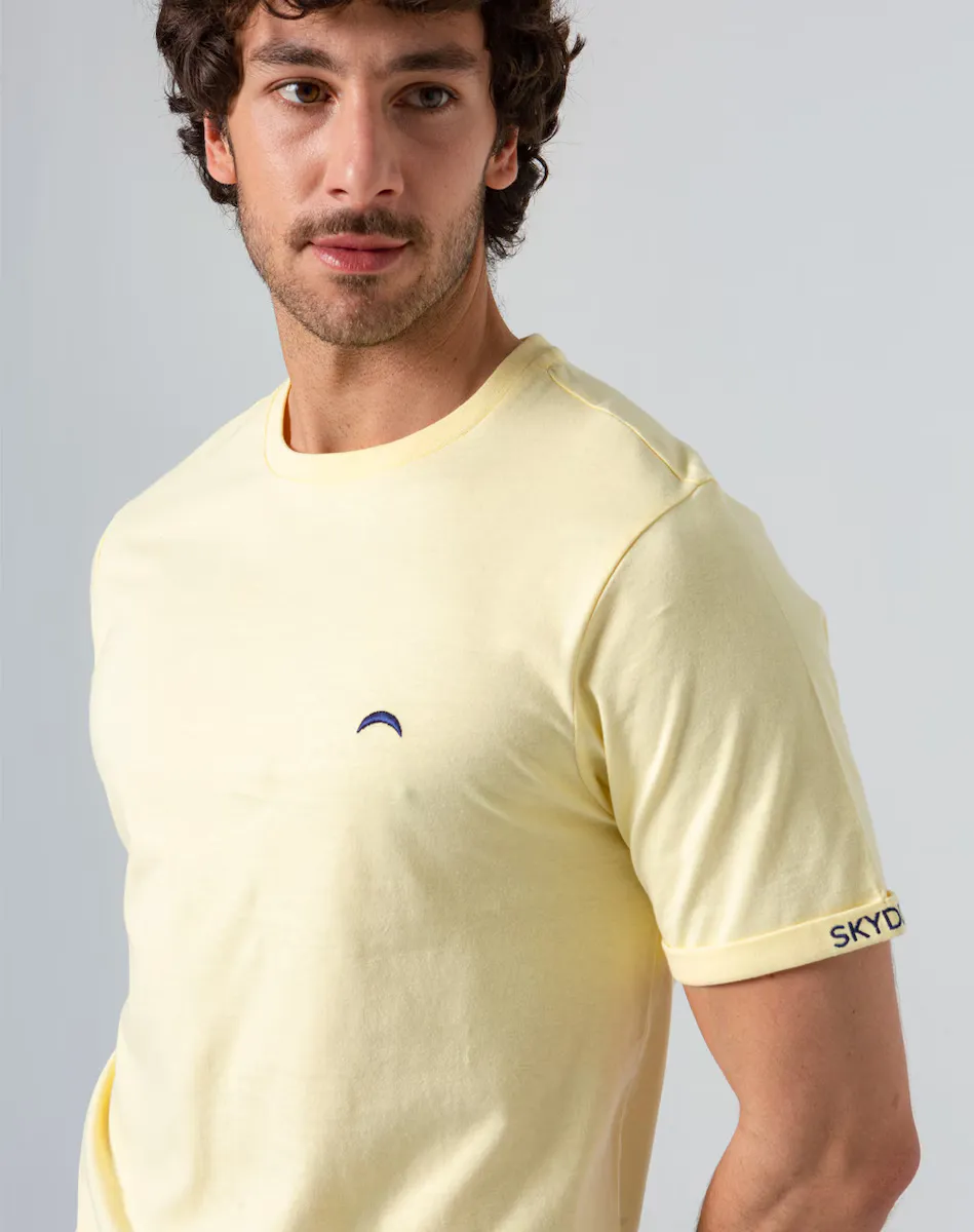Мужская желтая футболка с коротким рукавом Skydiver, желтый
Мужская желтая футболка с коротким рукавом Skydiver, желтый