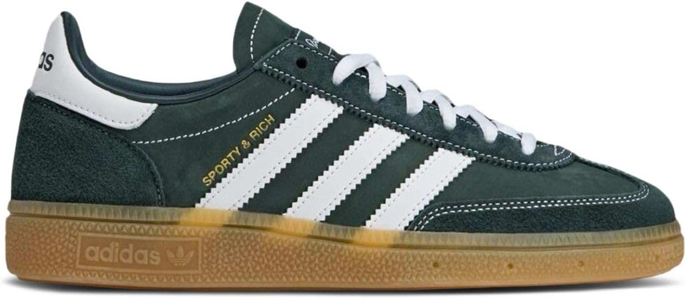 Мужские гандбольные кроссовки adidas Spezial, белый/зеленый/темно-зеленый
Мужские гандбольные кроссовки adidas Spezial, белый/зеленый/темно-зеленый