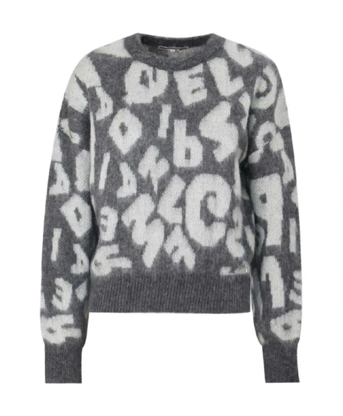 Серый свитер с буквенным принтом и длинными рукавами. Kocca, серый
Серый свитер с буквенным принтом и длинными рукавами. Kocca, серый