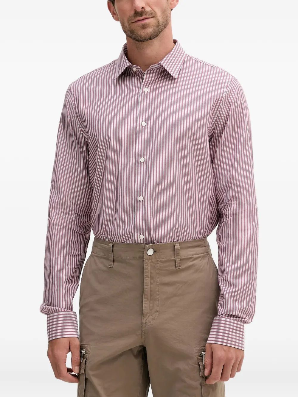 Полосатая рубашка с длинными рукавами MICHAEL KORS, красный
Полосатая рубашка с длинными рукавами MICHAEL KORS, красный