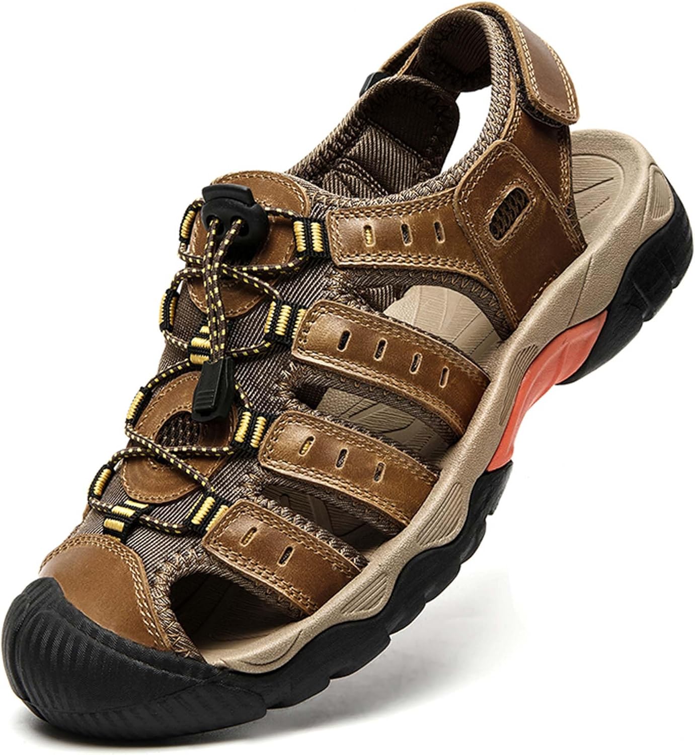 Мужские спортивные сандалии DZBAJRQM с закрытым носком, летние водонепроницаемые сандалии для ходьбы, быстросохнущие водные сандалии, легкие пляжные и плавательные сандалии, обувь для рыбалки, размеры 5-14 US, коричневый
Мужские спортивные сандалии DZBAJRQM с закрытым носком, летние водонепроницаемые сандалии для ходьбы, быстросохнущие водные сандалии, легкие пляжные и плавательные сандалии, обувь для рыбалки, размеры 5-14 US, коричневый