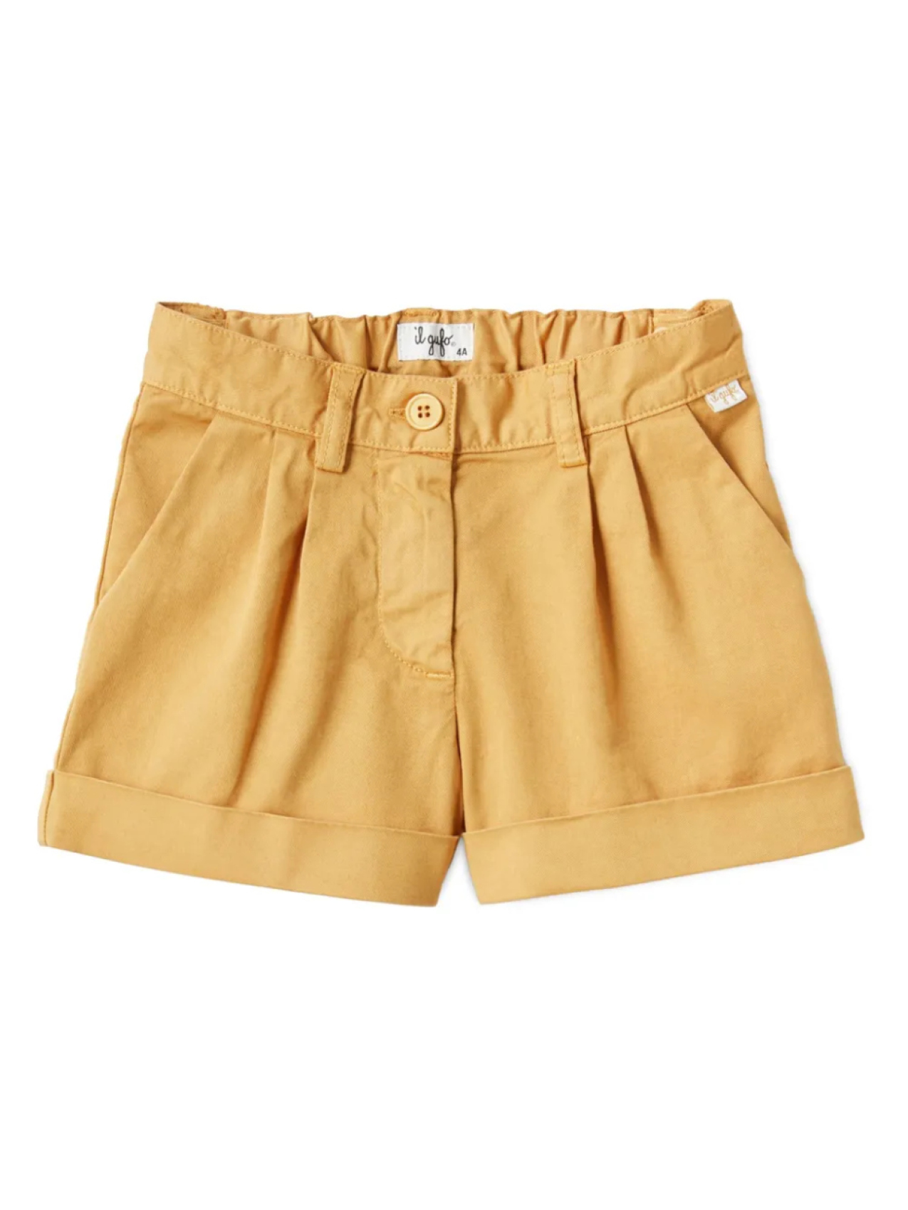 Шорты со складками Il Gufo, желтый
Шорты со складками Il Gufo, желтый