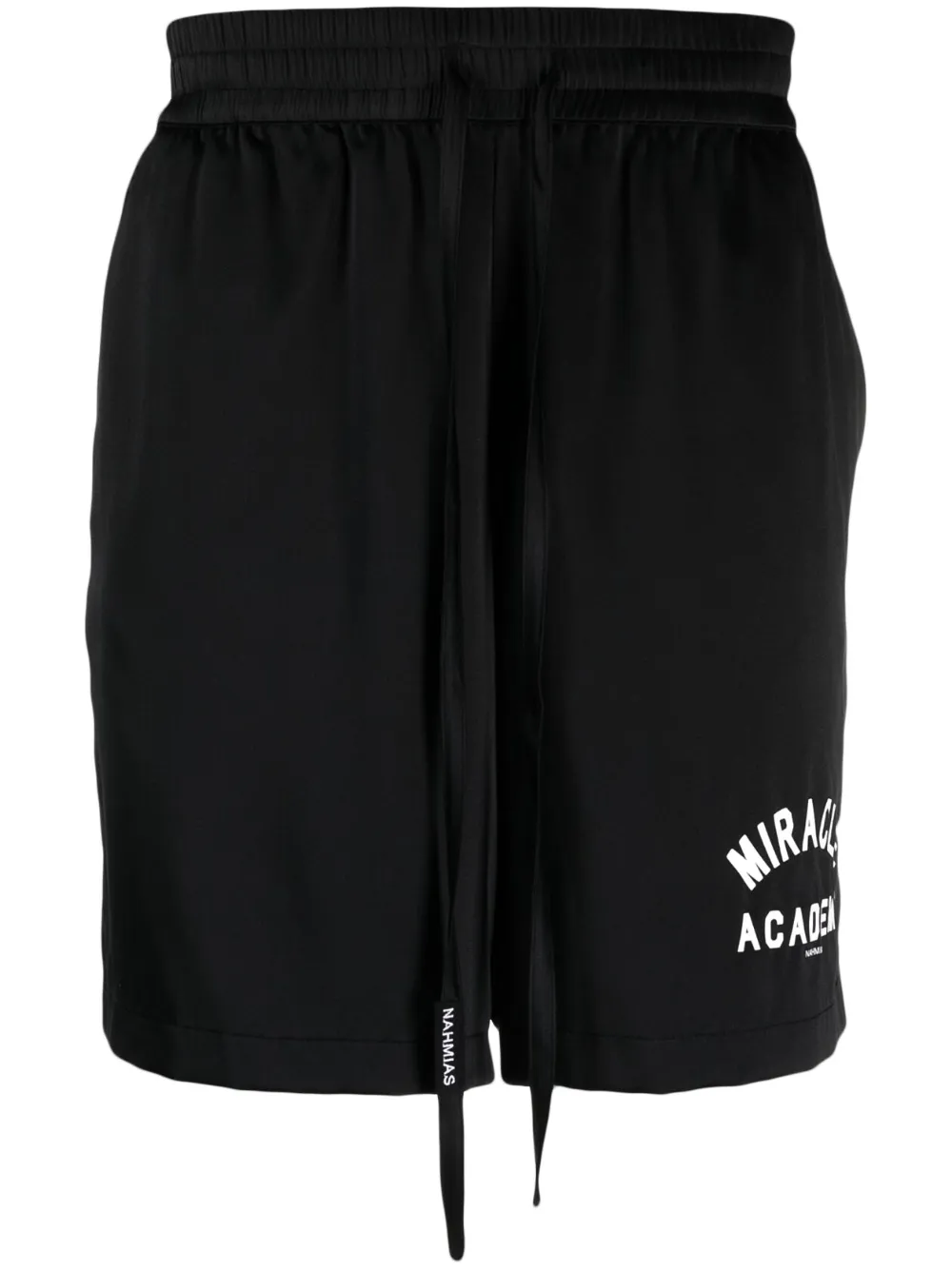 Шелковые шорты с графичным принтом Nahmias, черный
Шелковые шорты с графичным принтом Nahmias, черный