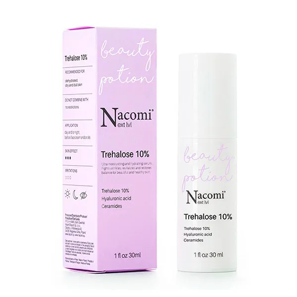 Увлажняющая сыворотка для обезвоженной кожи Sérum Beauty Potion Trehalose 10% Nacomi, 30 ml
Увлажняющая сыворотка для обезвоженной кожи Sérum Beauty Potion Trehalose 10% Nacomi, 30 ml