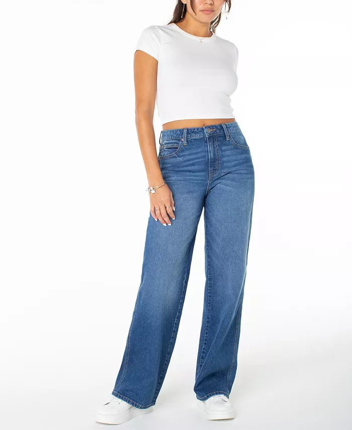 Джинсы Juniors High Rise Baggy Wide-Leg Curvy Celebrity Pink, синий
Джинсы Juniors High Rise Baggy Wide-Leg Curvy Celebrity Pink, синий